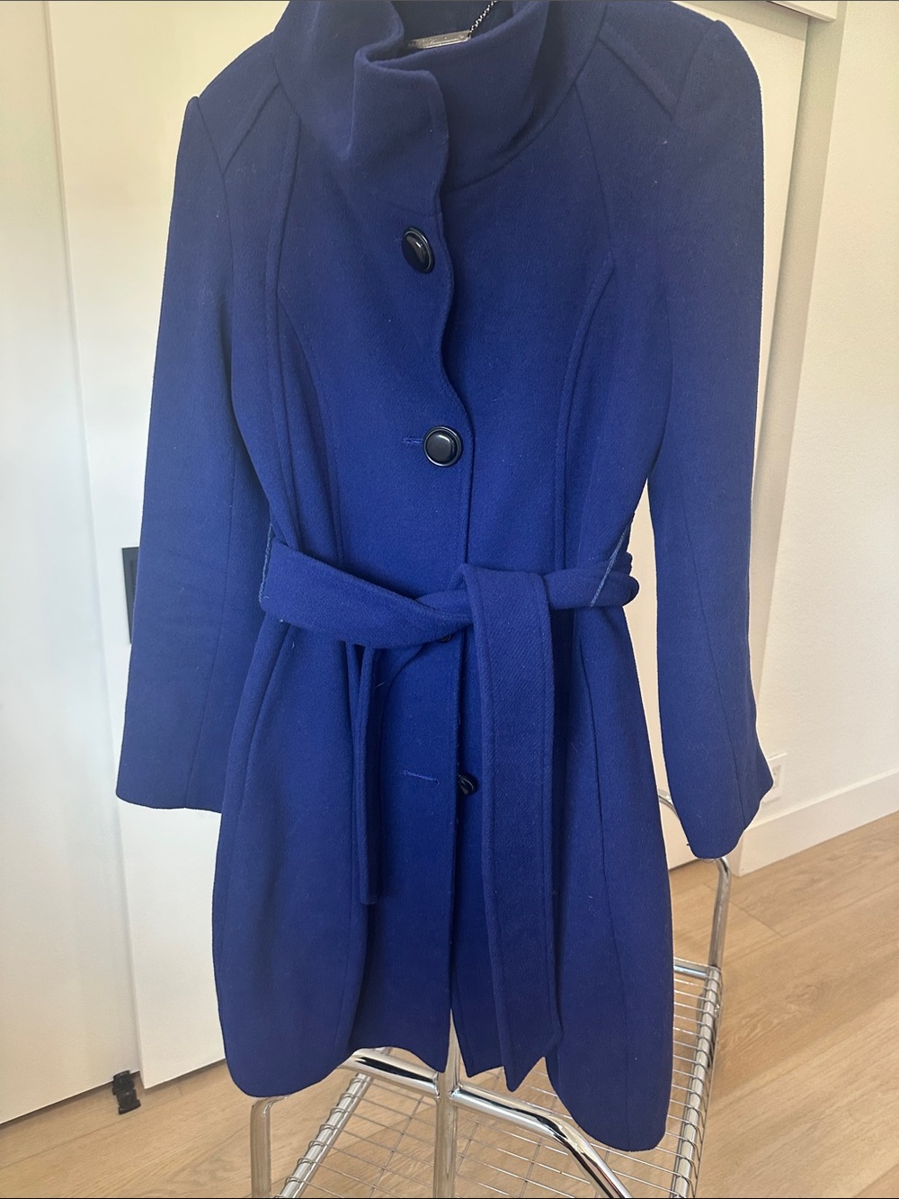 Hawke & Co Navy Belted Trench Coat